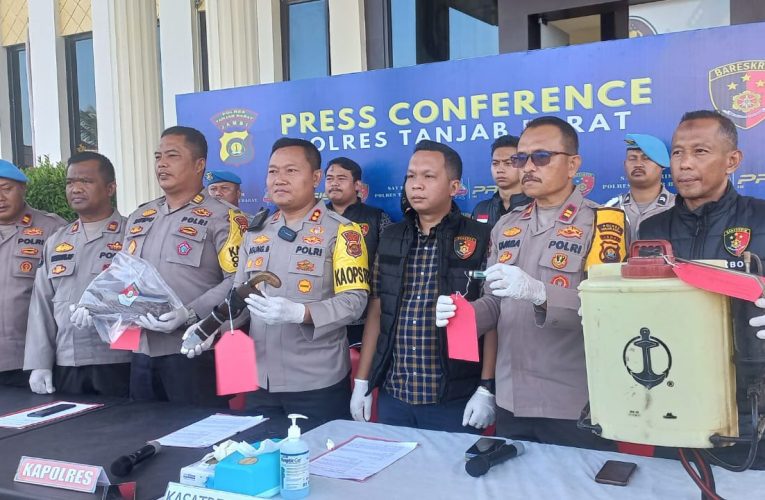 Polres Tanjab Barat Berhasil Amankan Seorang Pelaku Karhutla