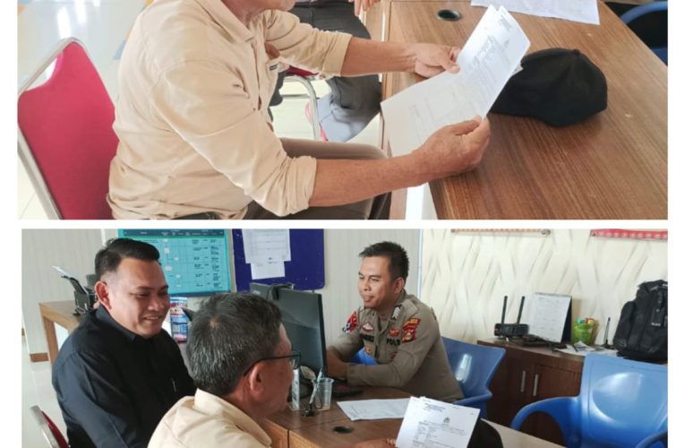 Merasa Di Tipu Burhanuddin di dampingi Kuasa Hukum melaporkan Lakoni dugaan pemalsuan dokumen Surat-Surat Tanah