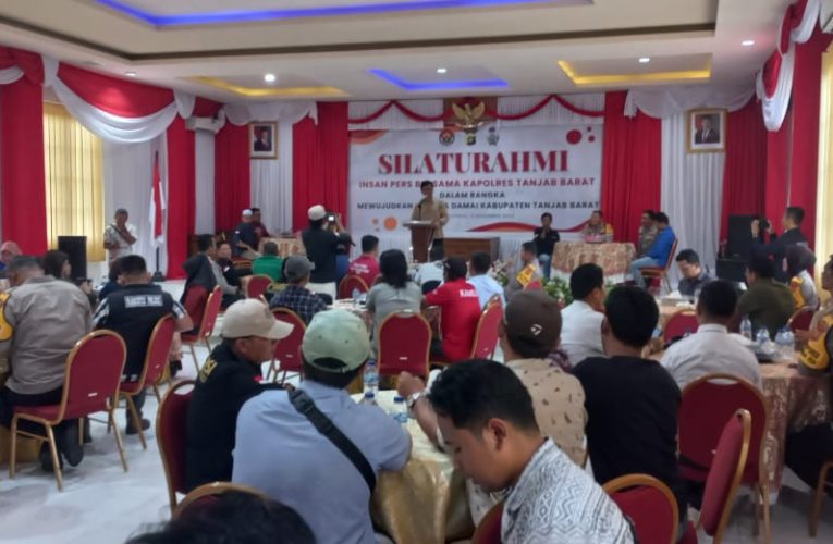 Wujudkan Pilkada Damai, Polres Tanjab Barat Gelar Silaturahmi Bersama Insan Pers