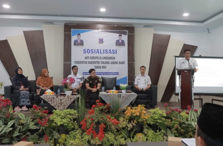 Sekda Resmi Buka Sosialisasi Anti-Korupsi di Lingkungan Pemkab Tanjabbar 