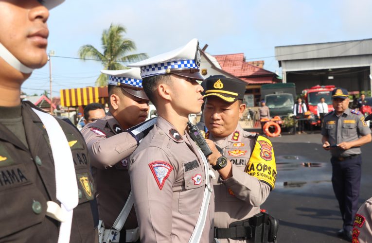 Operasi Lilin 2024: Kapolres Tanjab Barat Imbau Warga Bersama Jaga Keamanan