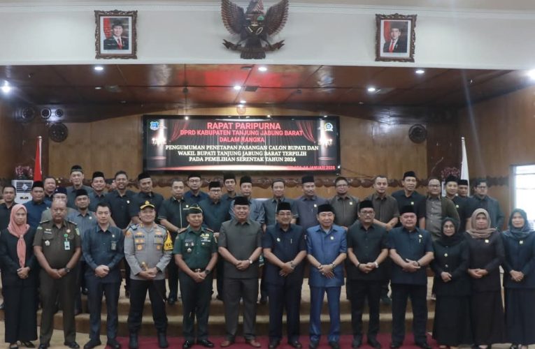 Anwar Sadat Hadiri Paripurna DPRD Pengumuman Penetapan Pasangan Bupati dan Wakil Bupati Terpilih