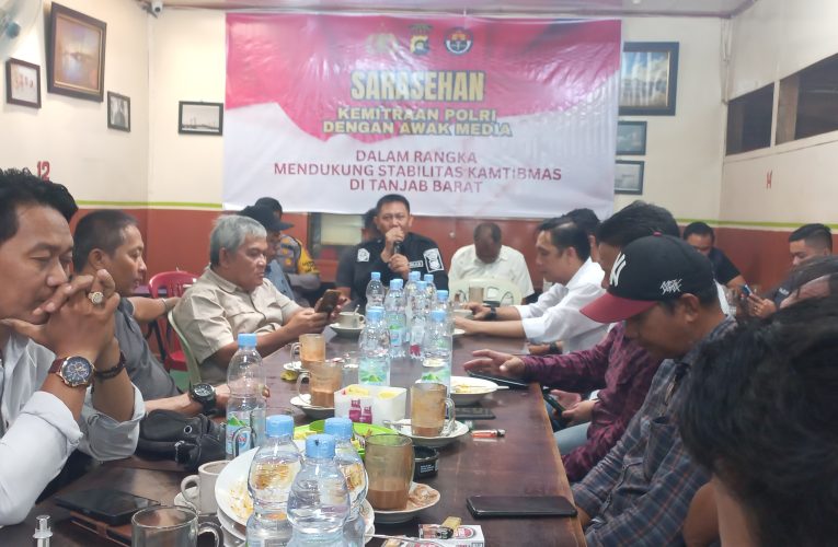 Perkuat Sinergi, Polres Tanjab Barat Gelar Sarasehan Bersama Awak Media