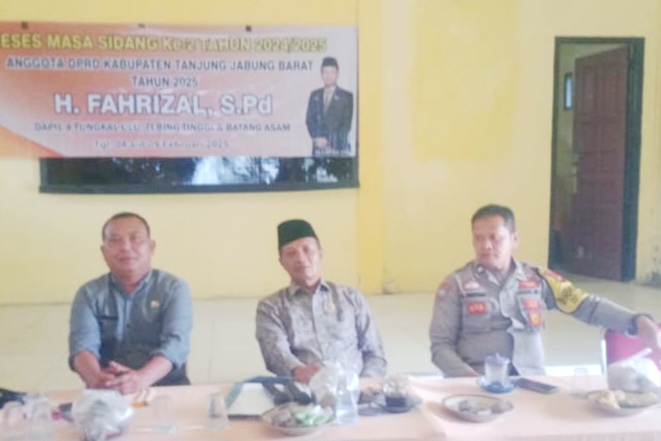 H. Fahrizal Tampung Aspirasi Warga Taman Raja dalam Reses DPRD Tanjab Barat