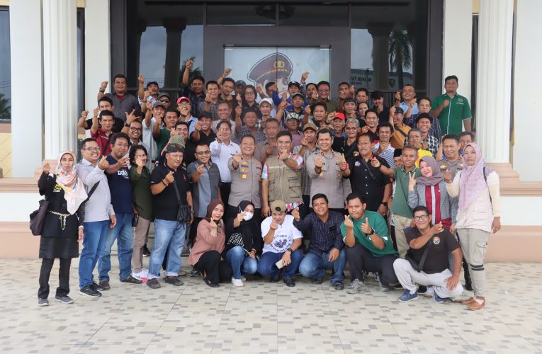 Polres Tanjab Barat dan Media Bersatu: HPN Ke-79 Jadi Momen Kebersamaan