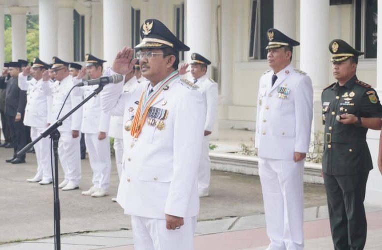 Tanjab Barat Gelar Upacara Khidmat Hari OTDA, Bupati: Sinergi Bukan Pilihan Tapi Keharusan!
