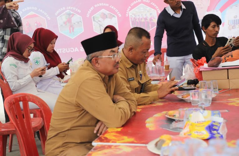 Final Gasing di Kuala Tungkal, Bupati Ajak Warga Semarakkan HUT RI