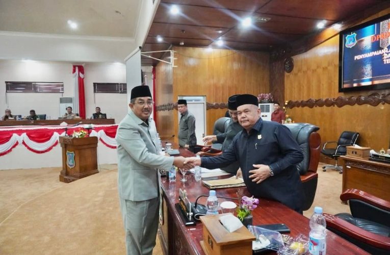 DPRD Tanjab Barat Gelar Paripurna Keempat, Sampaikan Laporan Banggar dan Pendapat Akhir Bupati Atas Pertanggungjawaban APBD 2024