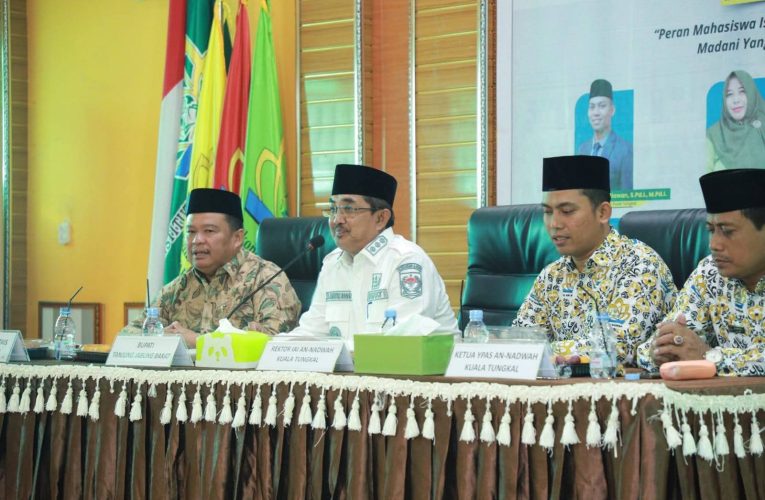 Bupati Tanjab Barat Tanamkan Semangat Moderasi dan Literasi Digital pada Mahasiswa IAI An-Nadwah