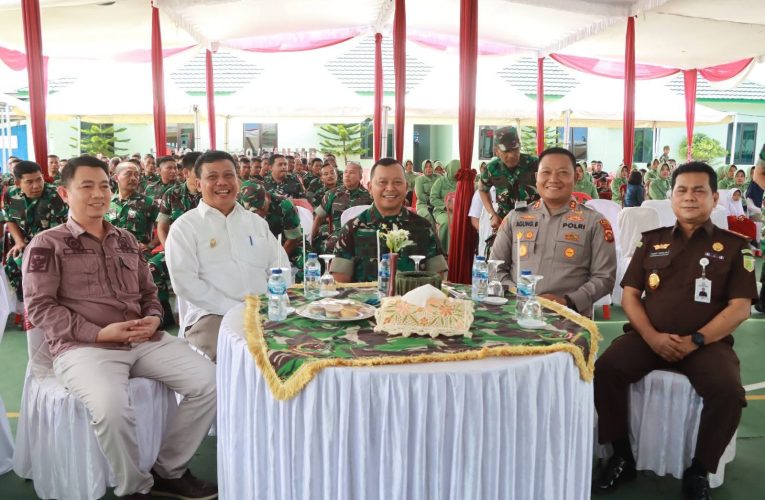 Wakil Bupati Katamso Hadiri Syukuran HUT ke-80 TNI di Kodim 0419/Tanjab